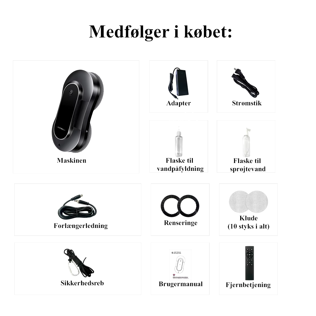 Robotvinduespudser YW810