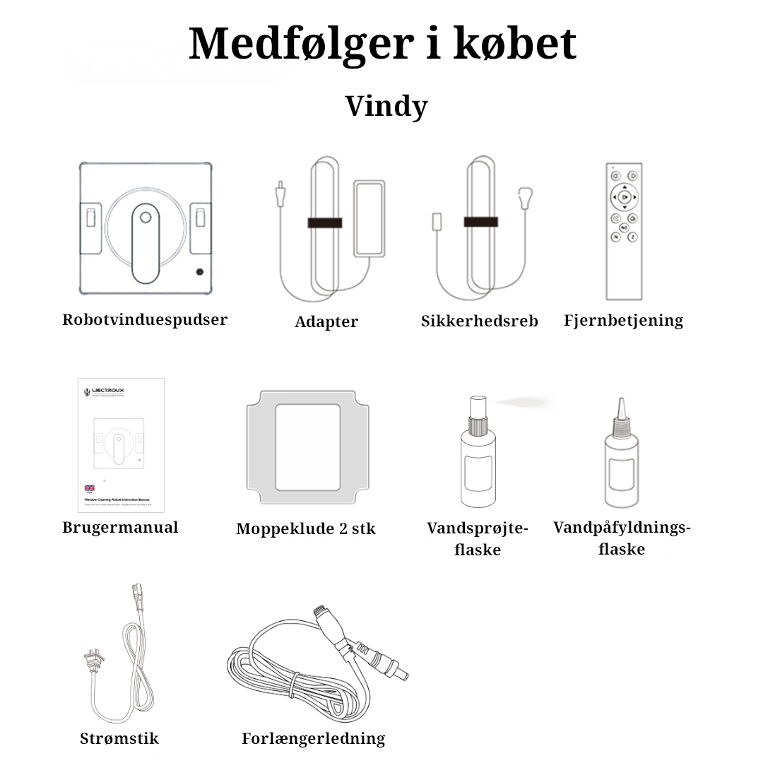 Robotvinduespudser Vindy